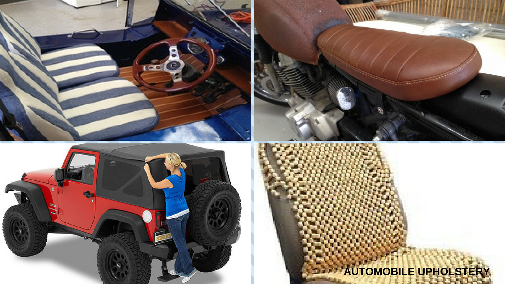 Automobile upholstery